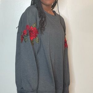 A nice rose pedal sweater